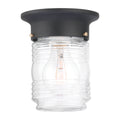 THOMAS SL3037 Ceiling Essentials 5'' Wide 1-Light Flush Mount - Black