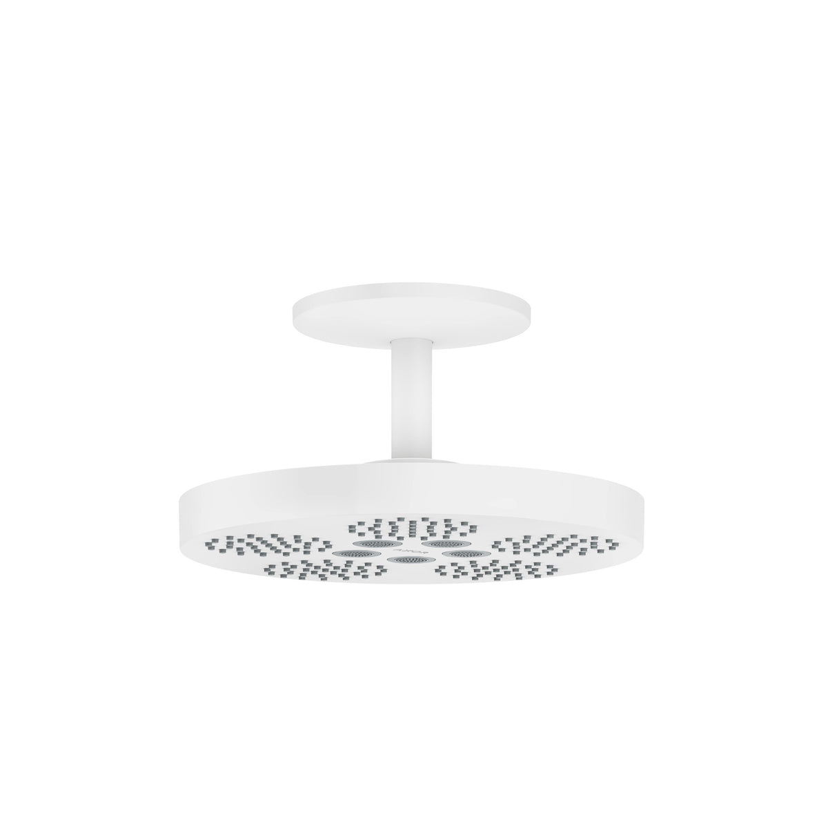 AXOR 48484701 One Showerhead 280 2-Jet with Ceiling Mount Trim, 1.75 GPM - Matte White