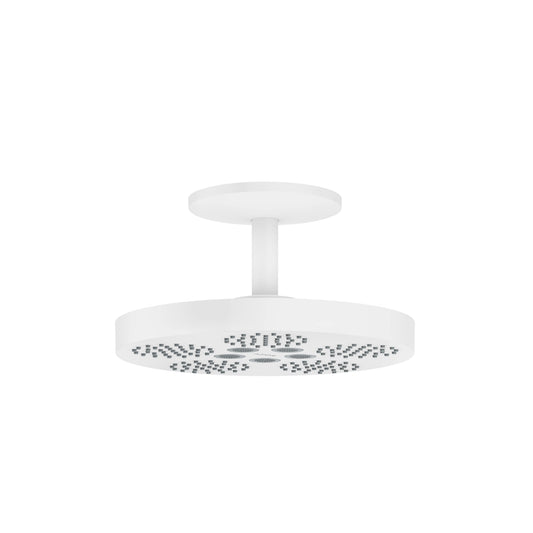 AXOR 48484701 One Showerhead 280 2-Jet with Ceiling Mount Trim, 1.75 GPM - Matte White