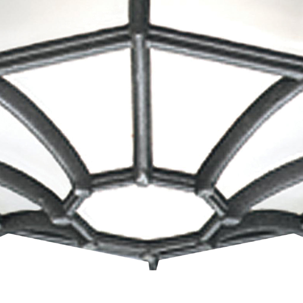 THOMAS SL7457 Outdoor Essentials 10.5'' Wide 1-Light Outdoor Flush Mount - Black