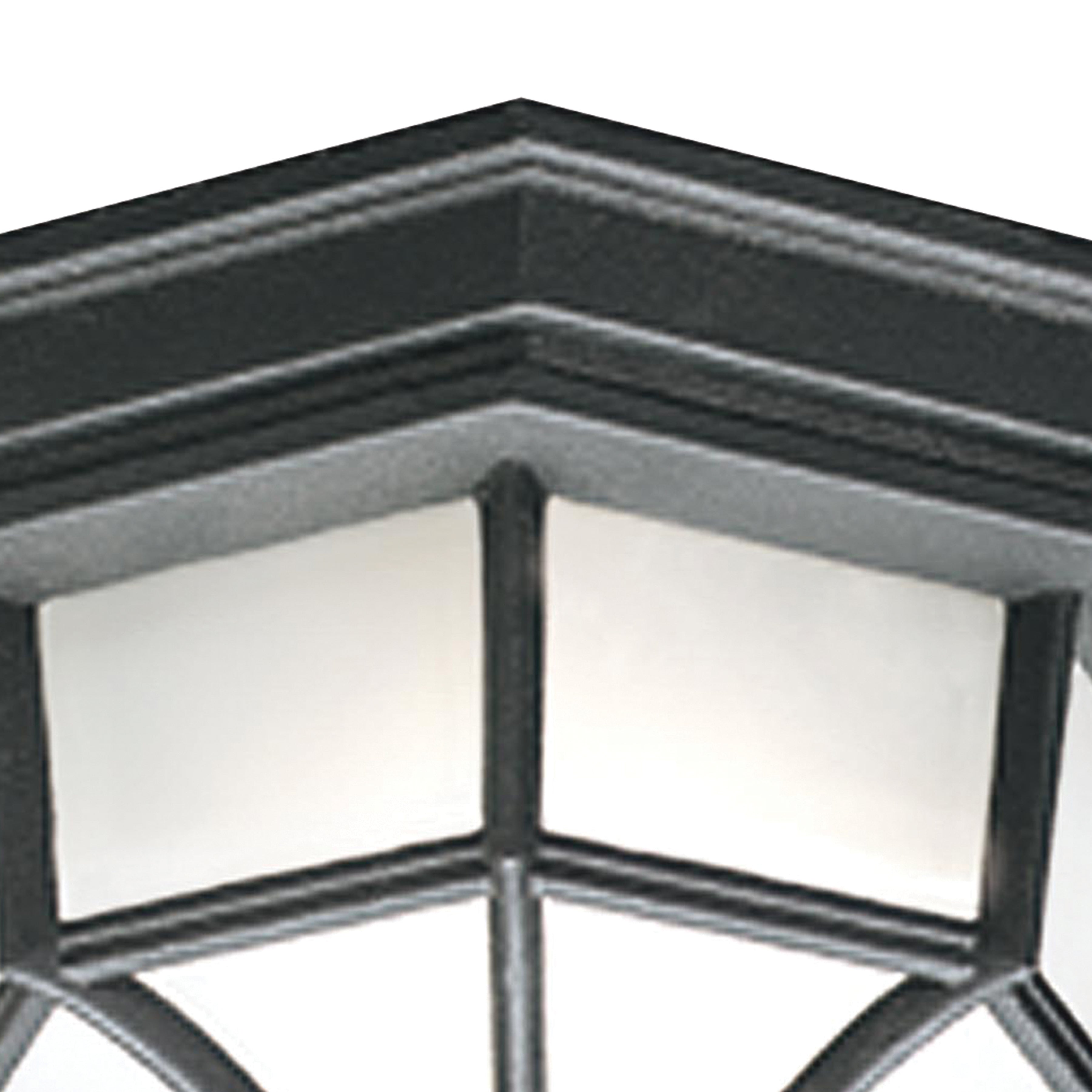 THOMAS SL7457 Outdoor Essentials 10.5'' Wide 1-Light Outdoor Flush Mount - Black