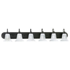 THOMAS SL758663 Homestead 48'' Wide 6-Light Vanity Light - Painted Bronze