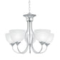 THOMAS SL801578 Tahoe 24'' Wide 5-Light Chandelier - Brushed Nickel