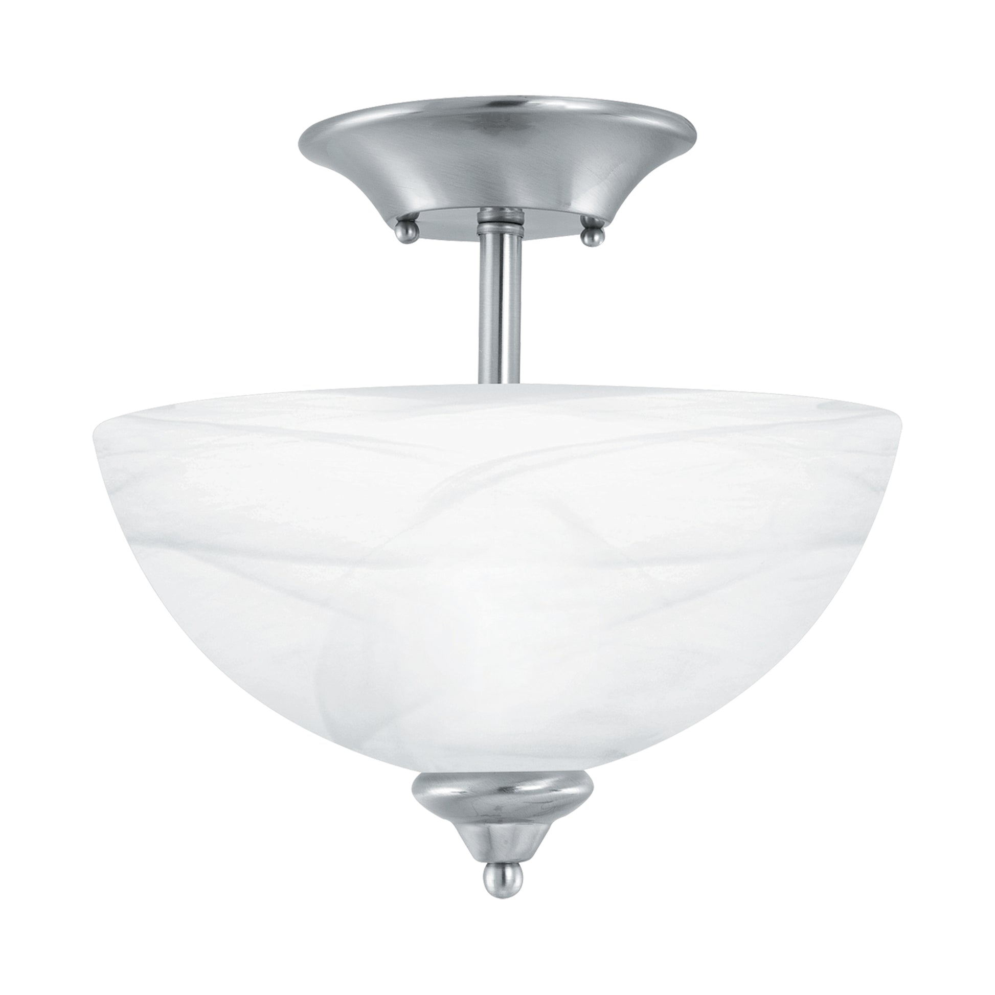THOMAS SL861478 Tahoe 11.75'' Wide 2-Light Flush Mount - Brushed Nickel