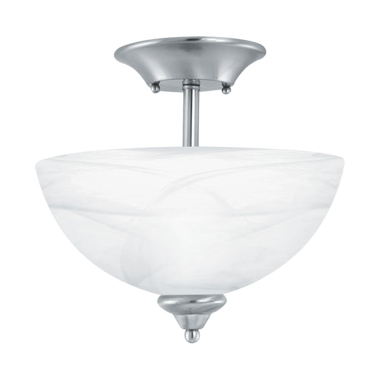 THOMAS SL861478 Tahoe 11.75'' Wide 2-Light Flush Mount - Brushed Nickel
