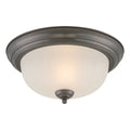 THOMAS SL878115 Ceiling Essentials 12'' Wide 1-Light Flush Mount - Painted Bronze