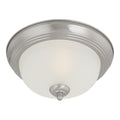 THOMAS SL878178 Ceiling Essentials 12'' Wide 1-Light Flush Mount - Brushed Nickel