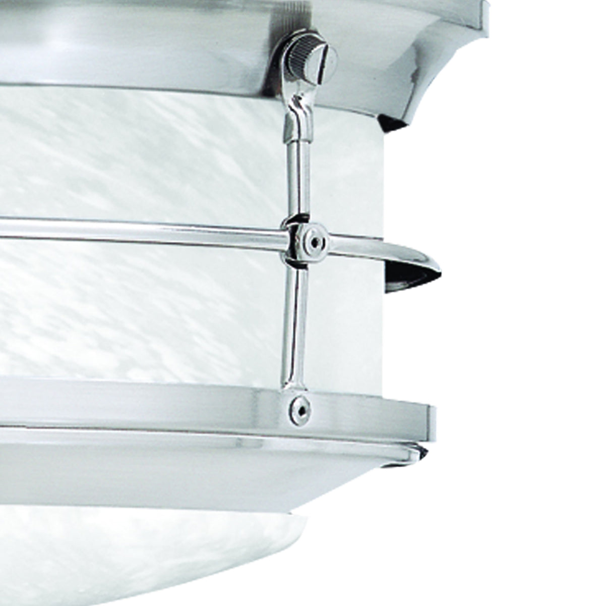 THOMAS SL928378 Outdoor Essentials 11.25'' Wide 2-Light Outdoor Flush Mount - Brushed Nickel