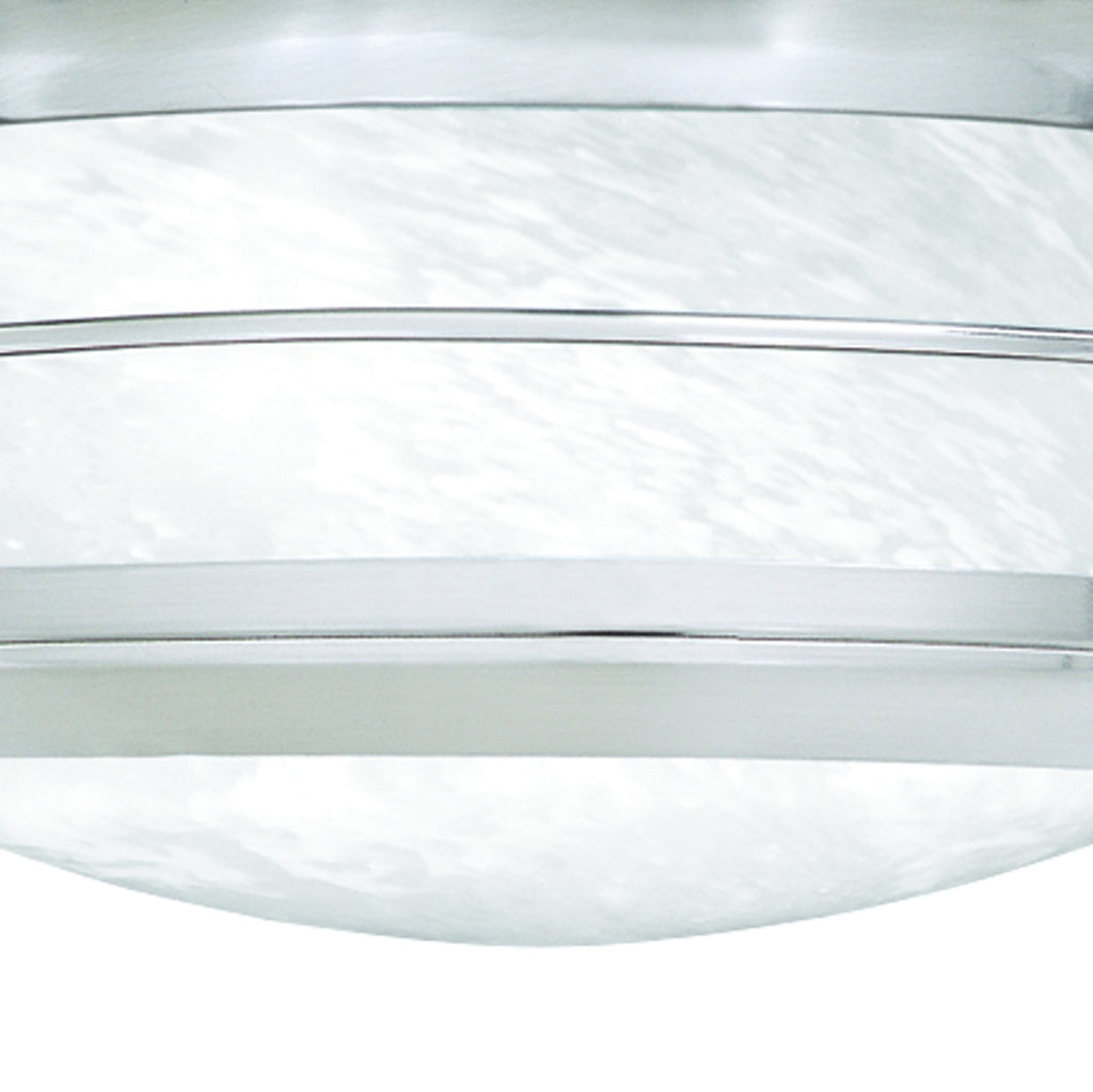 THOMAS SL928378 Outdoor Essentials 11.25'' Wide 2-Light Outdoor Flush Mount - Brushed Nickel
