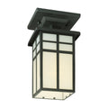 THOMAS SL96657 Mission 5.5'' Wide 1-Light Outdoor Flush Mount - Black