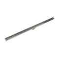 INFINITY DRAIN S-LAG 3872 SS S-LAG 38 72" S-PVC Series Low Profile Complete Kit with 1 1/2" Wedge Wire Grate in Satin Stainless