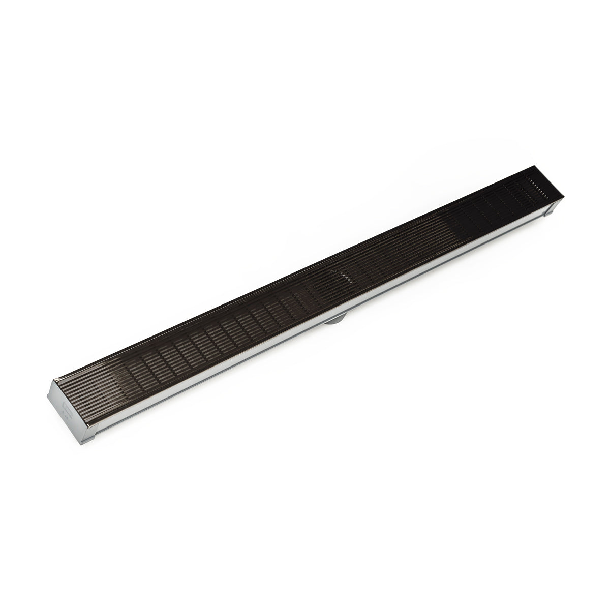 INFINITY DRAIN S-LAG 6548 ORB S-LAG 65 48" S-PVC Series Low Profile Complete Kit with 2 1/2" Wedge Wire Grate in Oil Rubbed Bronze
