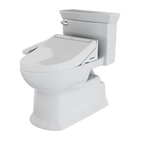 TOTO MW9643074CEFG#01 Washlet+ Soiree Elongated 1.28 Gpf Universal Height Toilet With C2 Bidet Seat - Cotton White