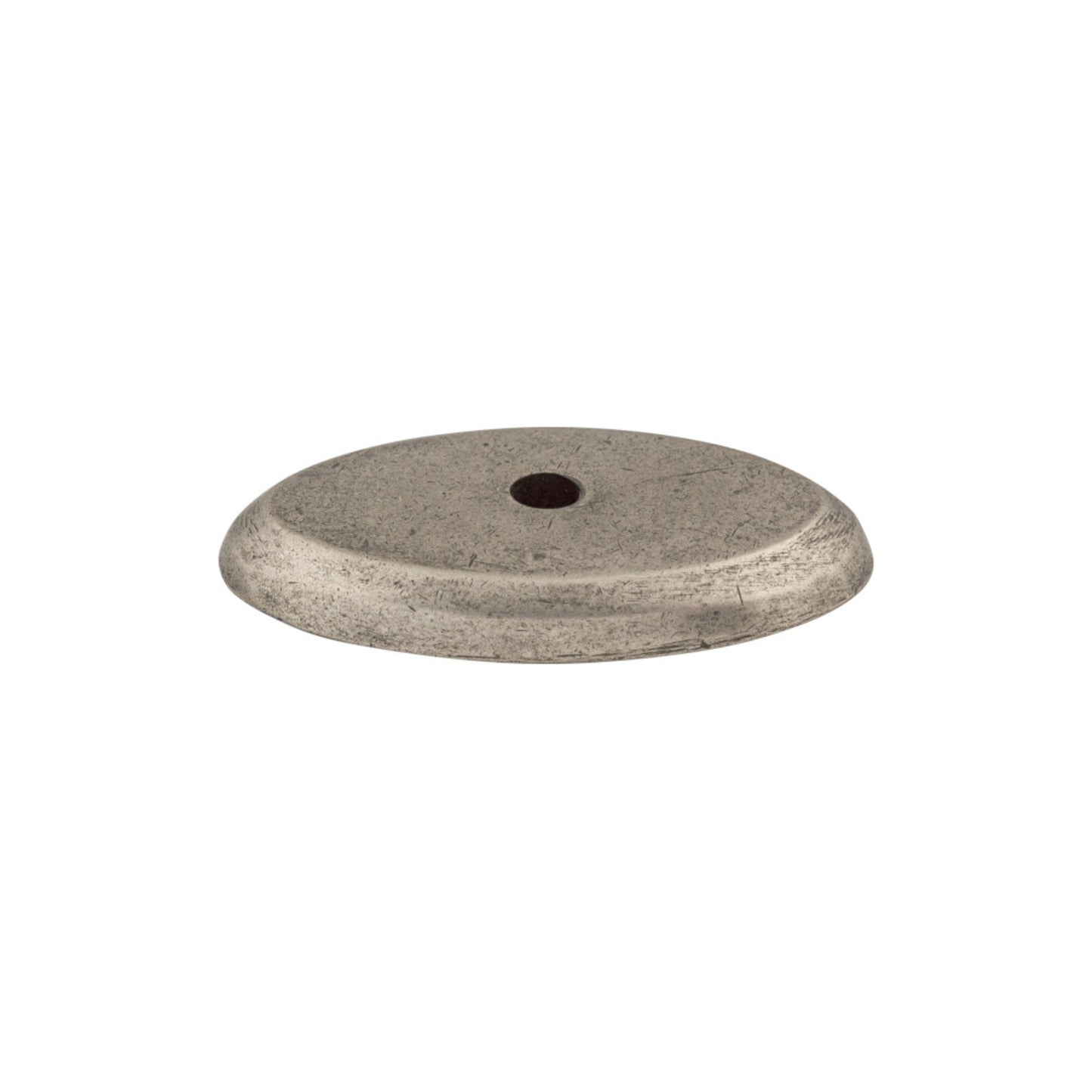 TOP KNOBS M1435 Aspen Oval Knob Backplate - Silicon Bronze Light