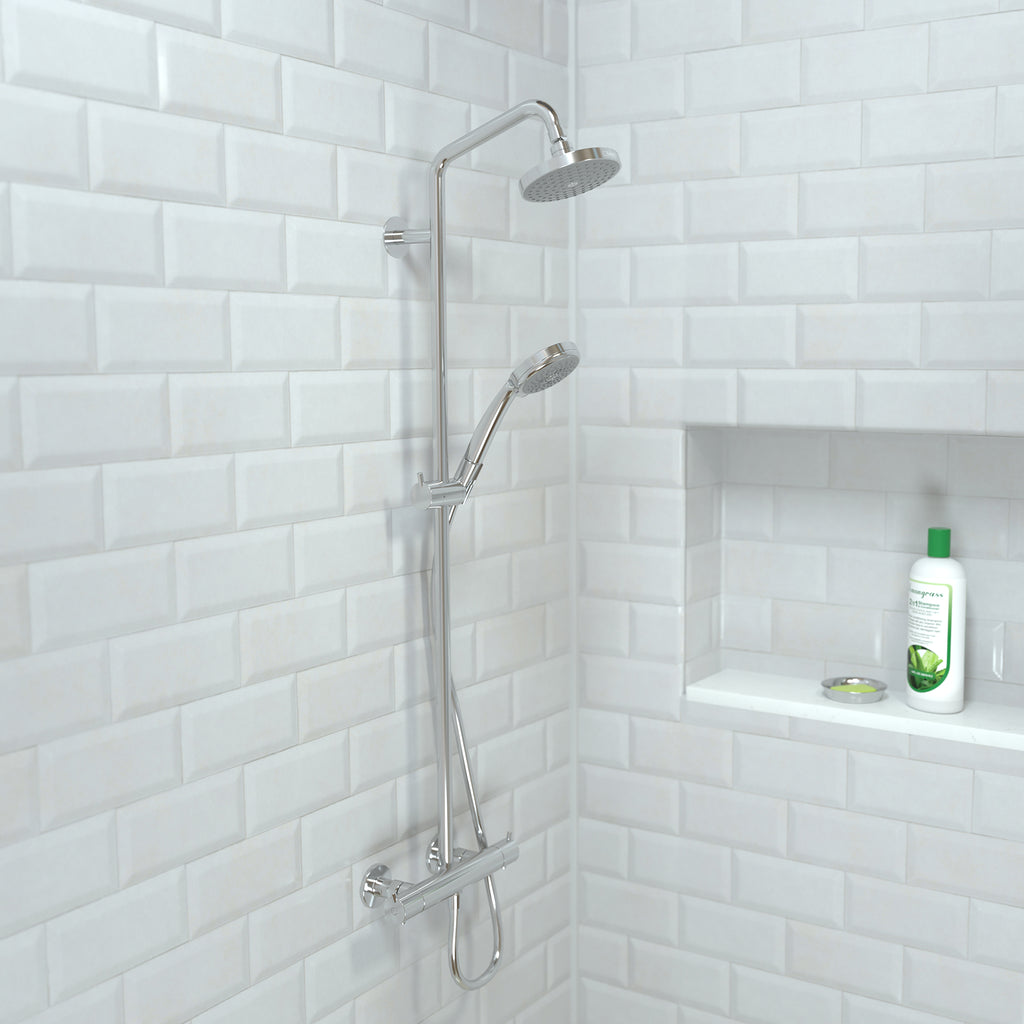 HANSGROHE 27169001 Croma Showerpipe 150 1-Jet, 2.0 GPM - Chrome