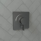 HANSGROHE 15724341 Ecostat Square Pressure Balance Trim - Brushed Black Chrome