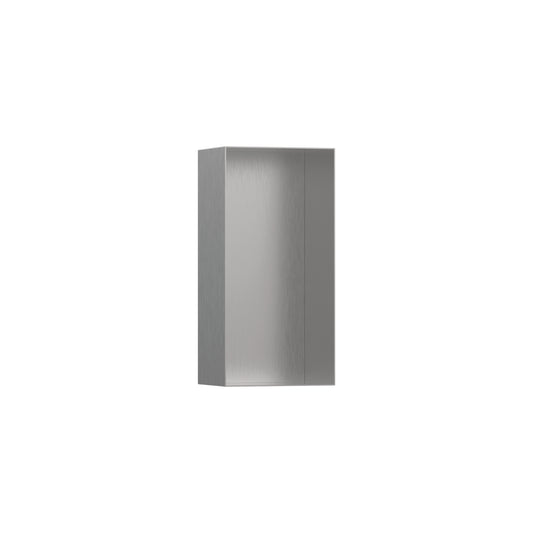 HANSGROHE 56070800 XtraStoris Minimalistic Wall Niche Frameless 12"x 6"x 4"  in Brushed Stainless Steel