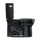 TOTO CST775CSF#51 Drake Two-Piece Round 1.6 Gpf Universal Height Tornado Flush Toilet - Ebony