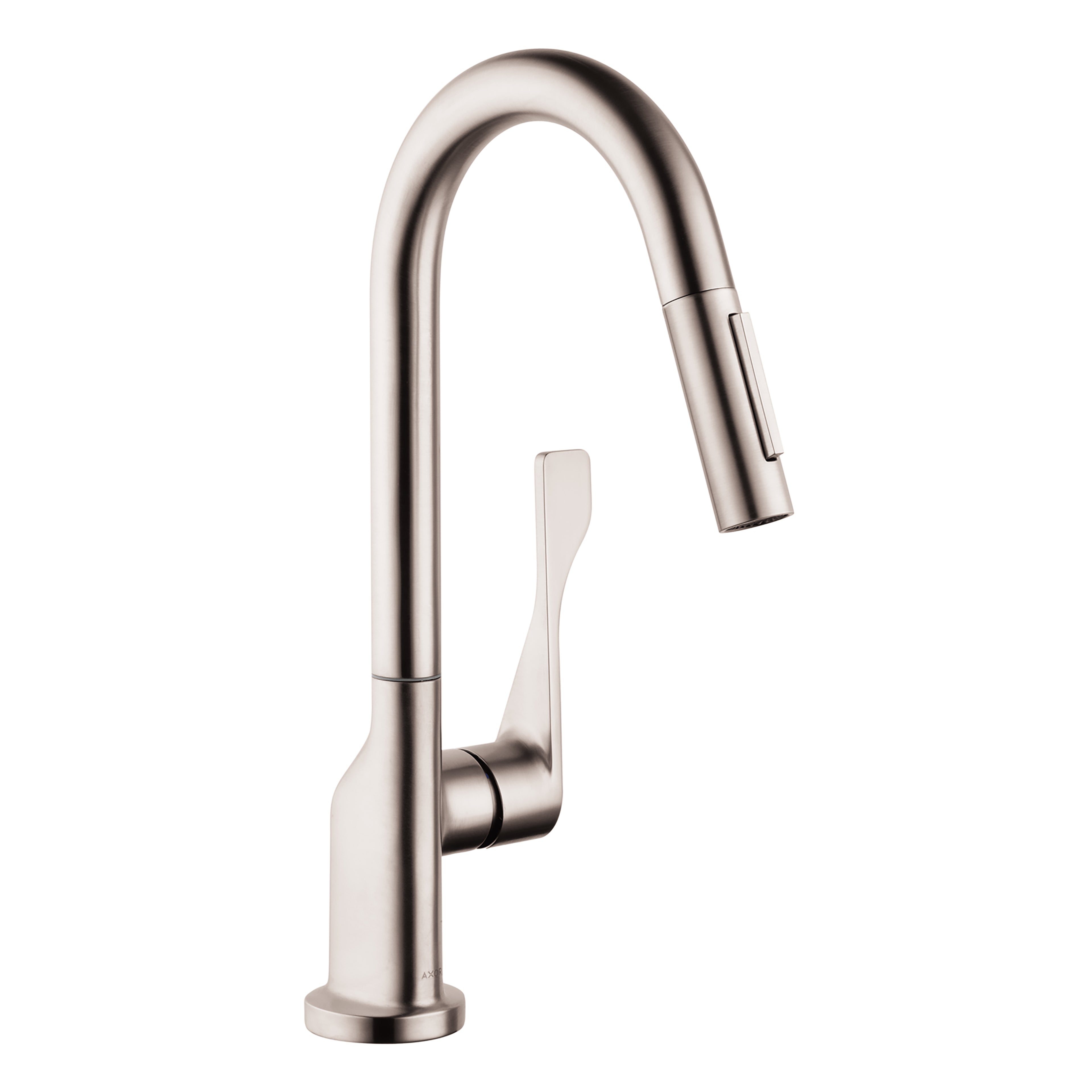 AXOR 39836801 Citterio Prep Kitchen Faucet 2-Spray Pull-Down, 1.75 GPM - Stainless Steel Optic