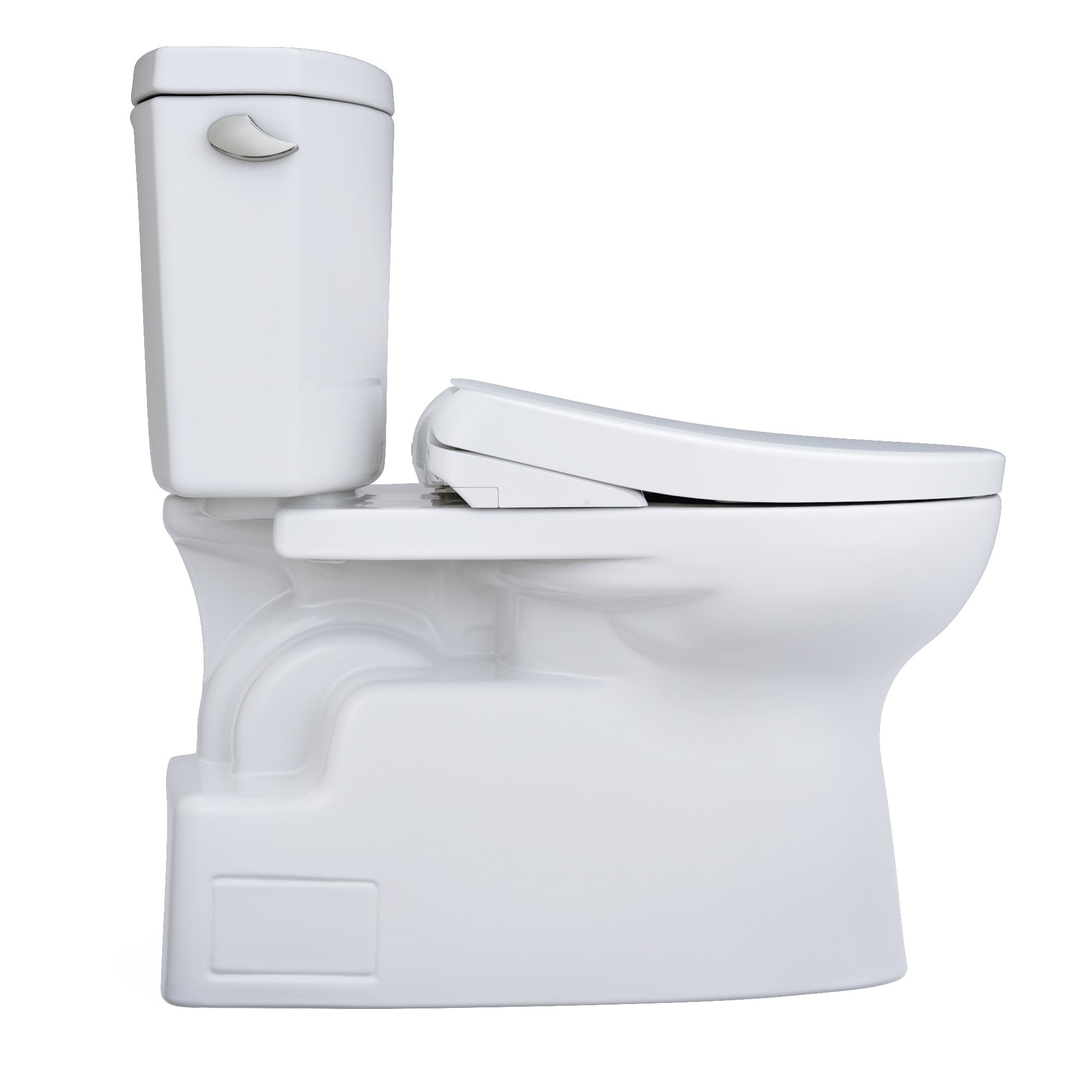 TOTO MW4744736CEFG#01 Washlet+ Vespin Ii Two-Piece Elongated 1.28 Gpf Toilet And Washlet+ S7A Contemporary Bidet Seat - Cotton White