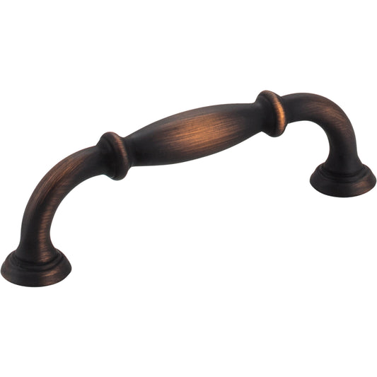 JEFFREY ALEXANDER 658-96DBAC Tiffany 96 mm Center-to-Center Bar Pull - Brushed Oil Rubbed Bronze