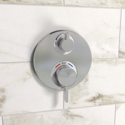 HANSGROHE 15757001 Ecostat S Thermostatic Trim with Volume Control - Chrome
