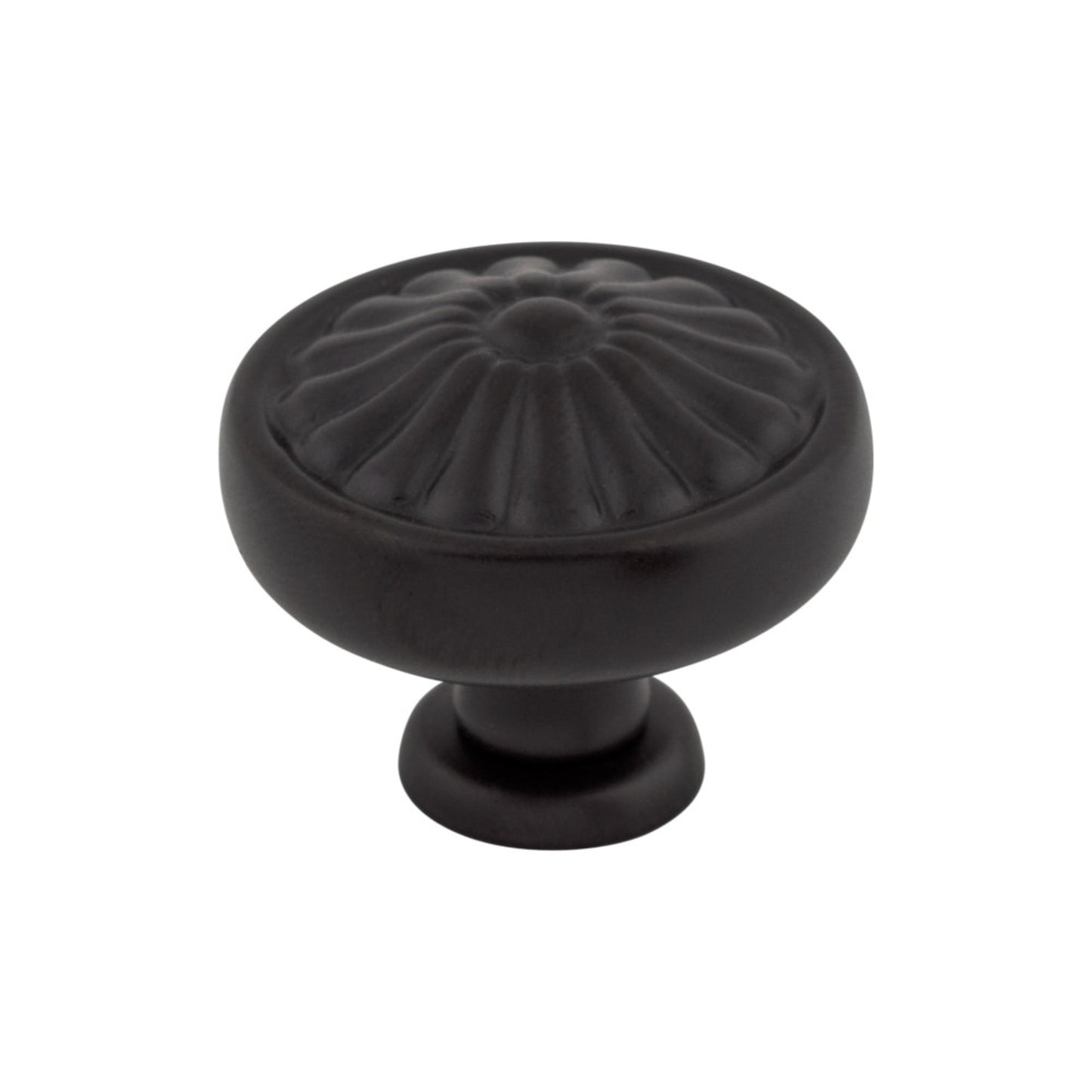 TOP KNOBS M602 Flower 1 1/4" Diameter Round Knob - Patina Black