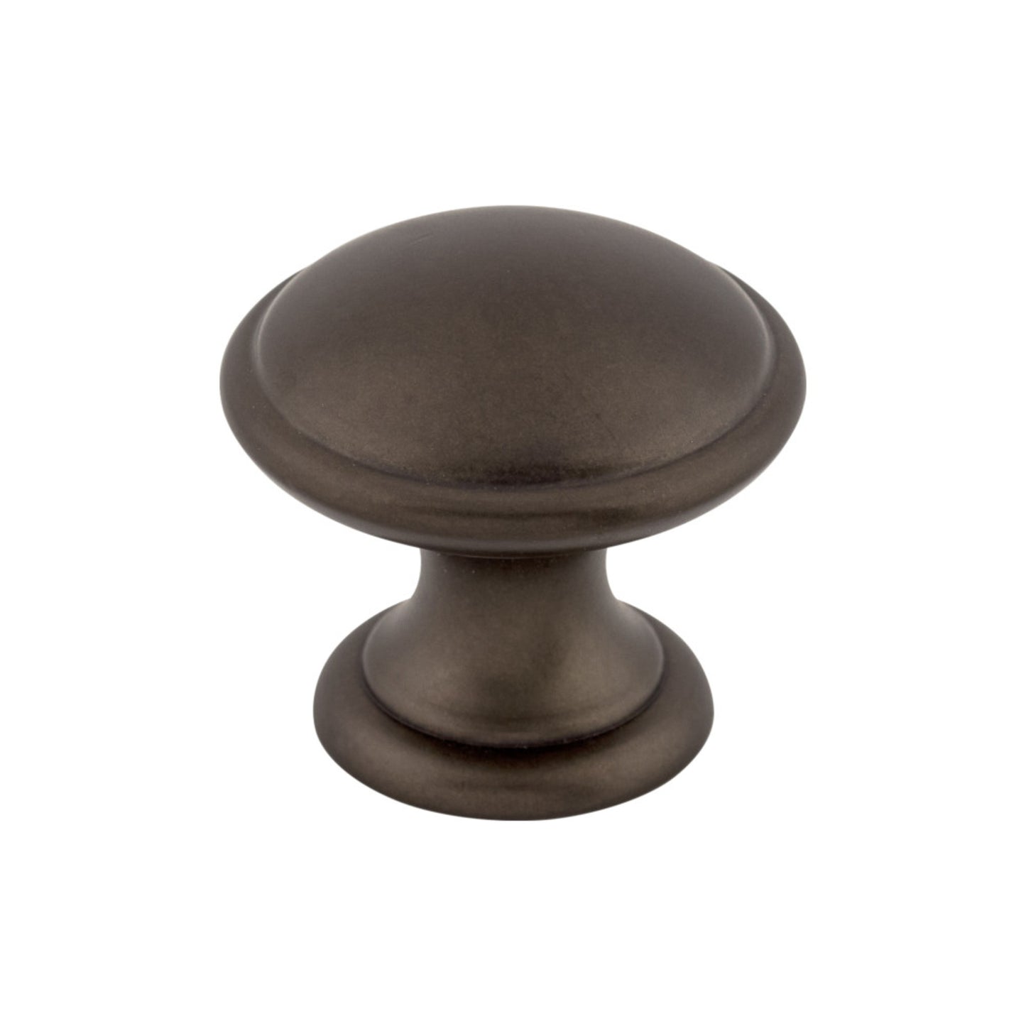 TOP KNOBS M1224 Rounded 1 1/4" Diameter Round Knob - Oil Rubbed Bronze