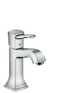 HANSGROHE 31310001 Metropol Classic Single-Hole Faucet 110 with Pop-Up Drain, 0.5 GPM - Chrome