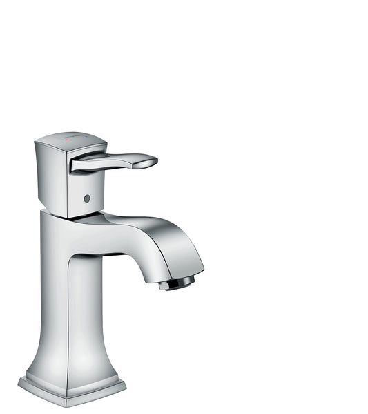 HANSGROHE 31310001 Metropol Classic Single-Hole Faucet 110 with Pop-Up Drain, 0.5 GPM - Chrome