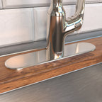 HANSGROHE 14019831  Base Plate for Single-Hole Kitchen Faucets, 10" - Polished Nickel