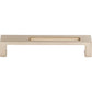 TOP KNOBS TK266BSN Modern Metro Slot 5" Center to Center Bar Pull - Brushed Satin Nickel