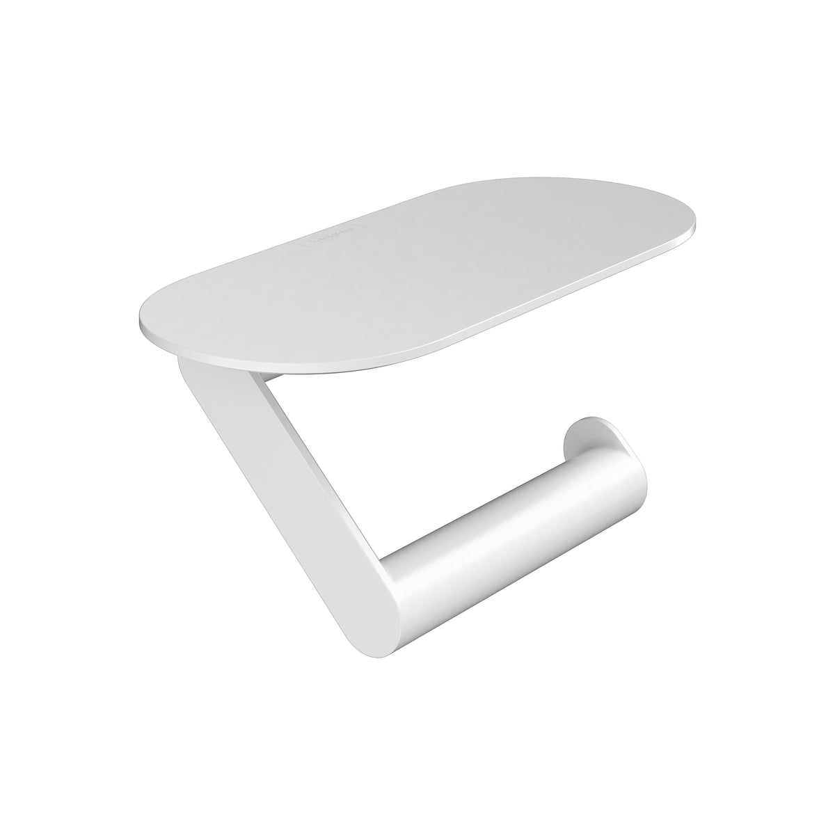 HANSGROHE 27928700 WallStoris Toilet Paper Holder with Shelf - Matte White