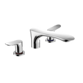 TOTO TBG01201U#CP Go Two-Handle Deck-Mount Roman Tub Filler Trim - Polished Chrome