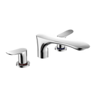 TOTO TBG01201U#CP Go Two-Handle Deck-Mount Roman Tub Filler Trim - Polished Chrome