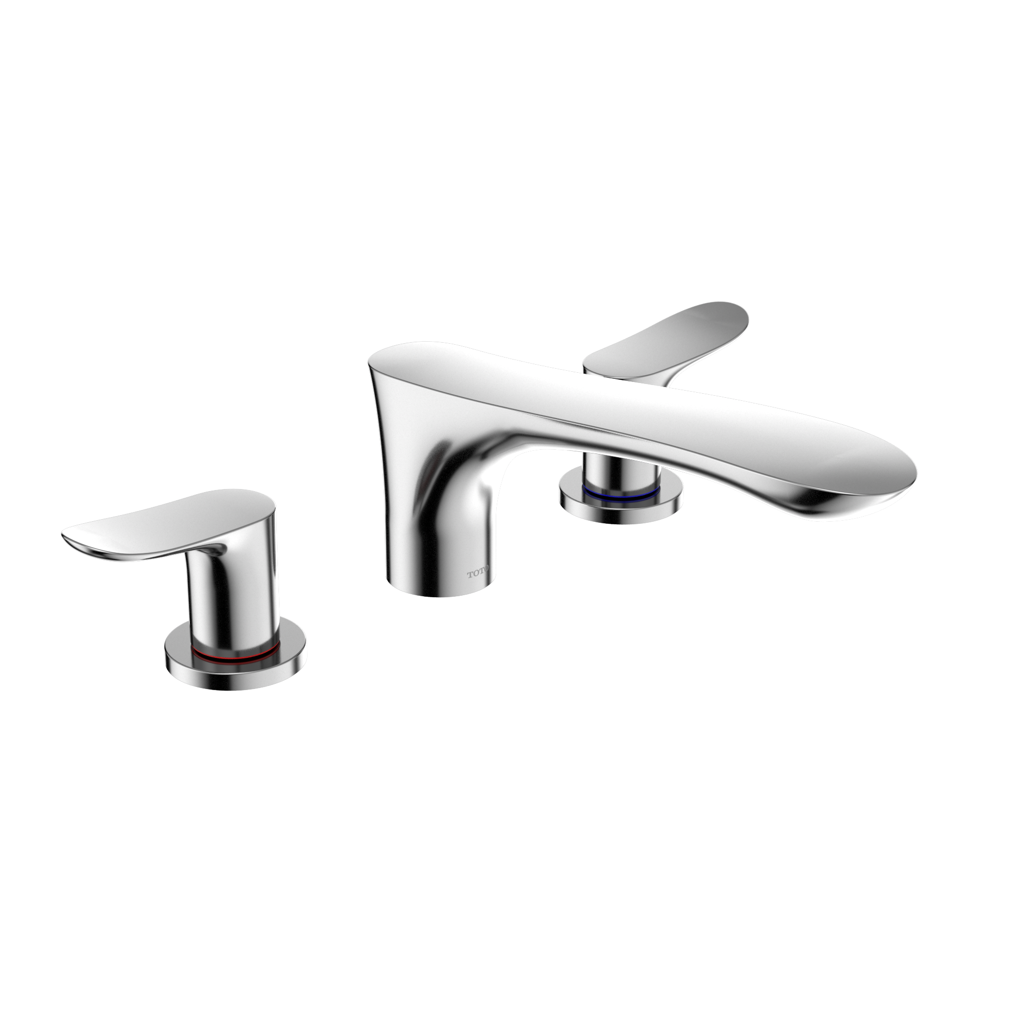 TOTO TBG01201U#CP Go Two-Handle Deck-Mount Roman Tub Filler Trim - Polished Chrome