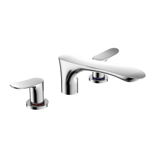TOTO TBG01201U#CP Go Two-Handle Deck-Mount Roman Tub Filler Trim - Polished Chrome