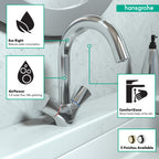 HANSGROHE 71222001 Logis Single-Hole Faucet 150 with Swivel Spout and Pop-Up Drain, 1.2 GPM - Chrome