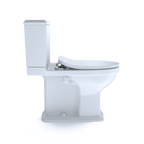 TOTO MS494234CEMFRG#01 Connelly Two-Piece Elongated Dual Flush 1.28 And 0.9 Gpf With Cefiontect And Right Lever - Cotton White