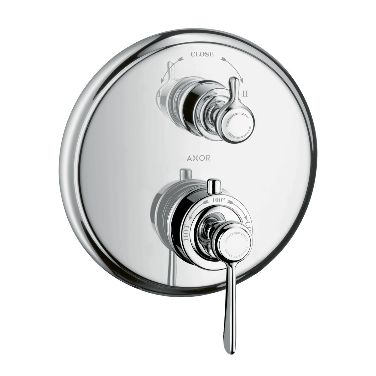 AXOR 16821001 Montreux Thermostatic Trim with Volume Control and Diverter - Chrome
