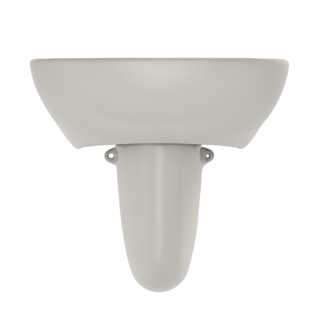TOTO LHT241.8G#12 Supreme Oval Wall-Mount Bathroom Sink With Cefiontect And Shroud For 8 Inch Center Faucets - Sedona Beige