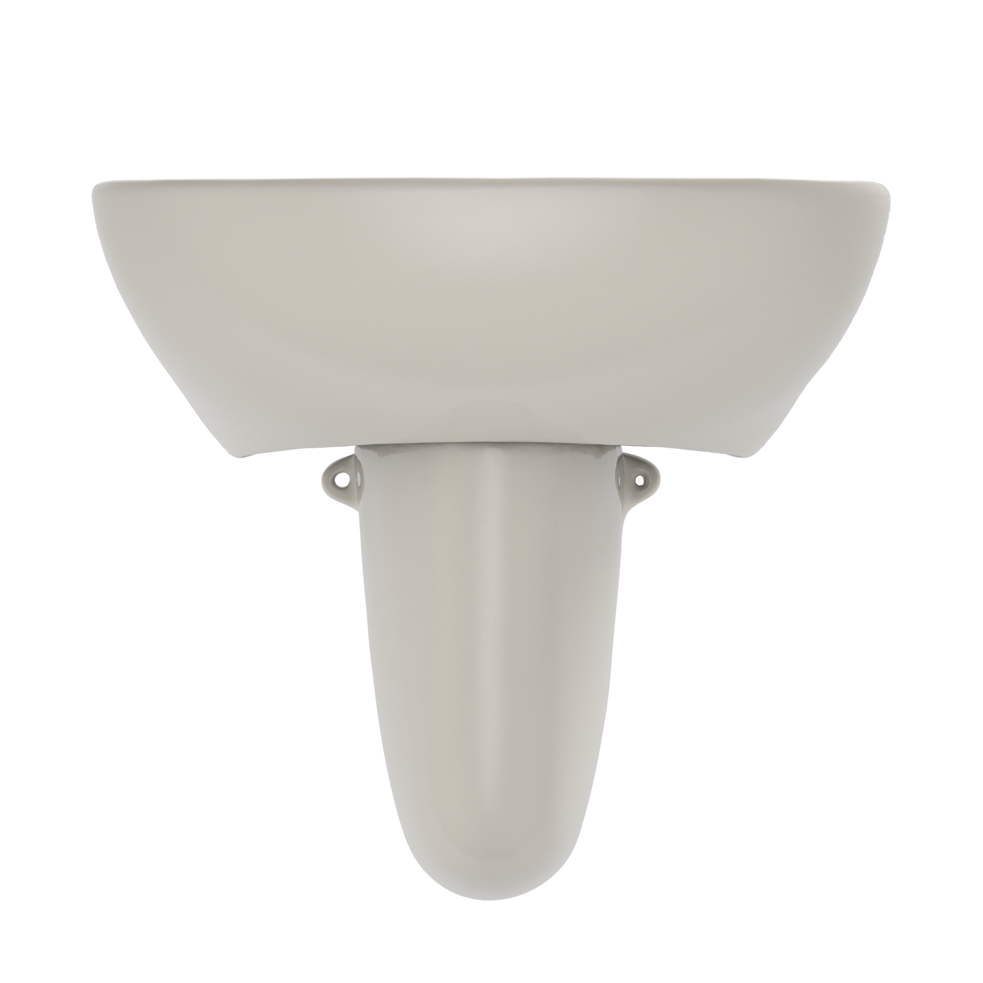 TOTO LHT241.4G#12 Supreme Oval Wall-Mount Bathroom Sink With Cefiontect And Shroud For 4 Inch Center Faucets - Sedona Beige