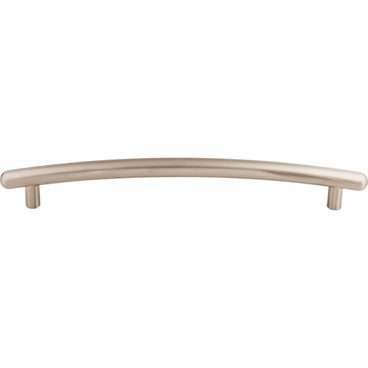 TOP KNOBS TK170BSN Curved 12" Center to Center Appliance Pull - Brushed Satin Nickel