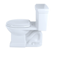 TOTO MS814224CEFG#11 Promenade II One-Piece Elongated 1.28 GPF Universal Height Toilet with CEFIONTECT , Colonial White