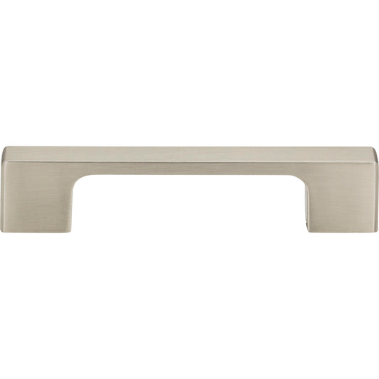 ATLAS A836-BN Thin Square 3 3/4" Center to Center Bar Pull - Brushed Nickel