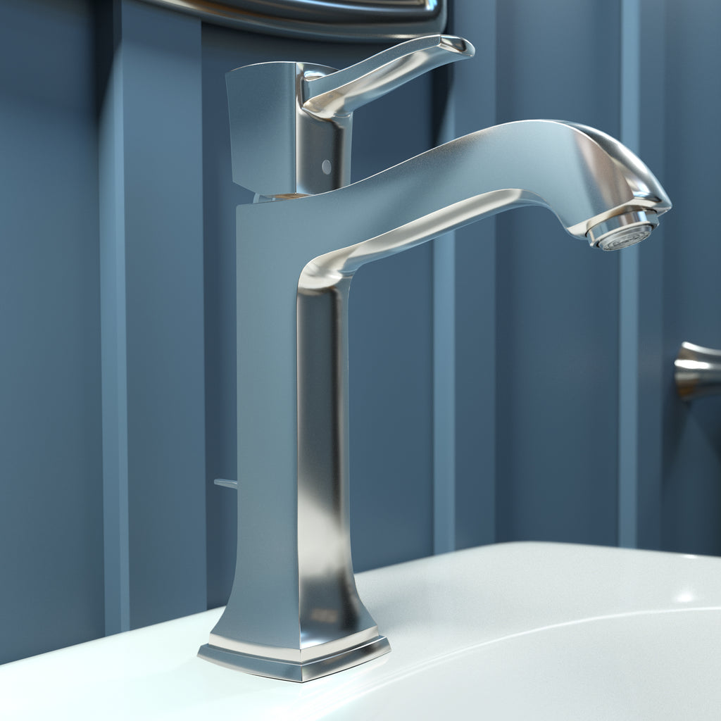 HANSGROHE 31302831 Metropol Classic Single-Hole Faucet 160 with Pop-Up Drain, 1.2 GPM - Polished Nickel