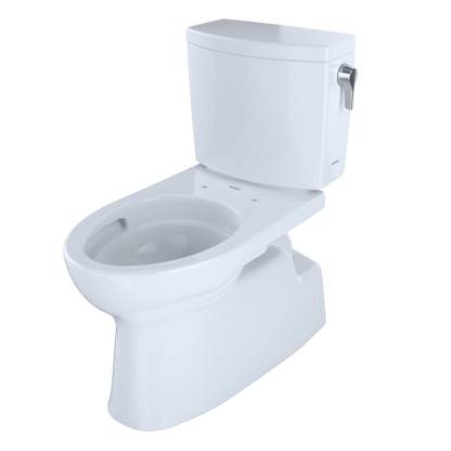 TOTO CST474CUFRG#01 Vespin Ii 1G Two-Piece Elongated 1.0 Gpf Universal Height Skirted Toilet With Cefiontect And Right-Hand Trip Lever - Cotton White