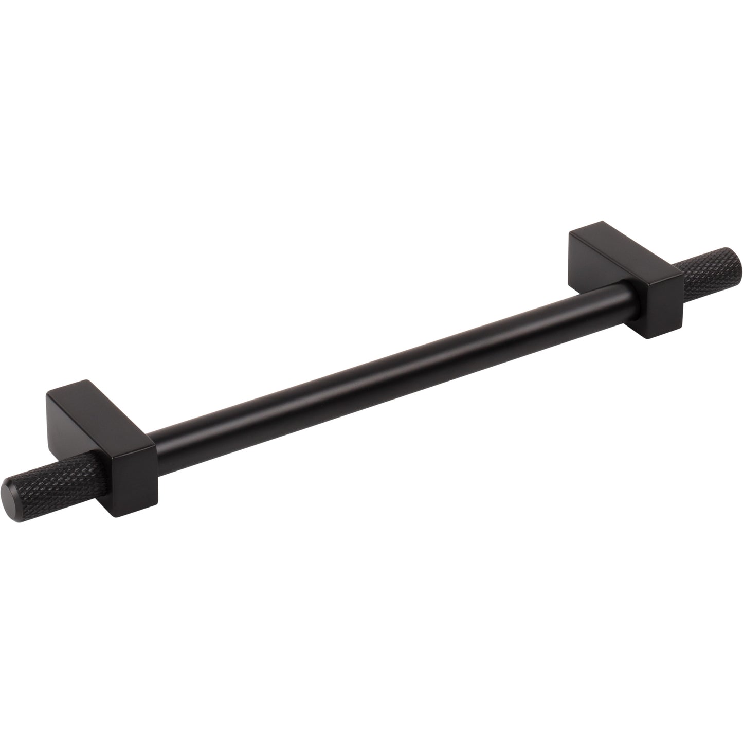 JEFFREY ALEXANDER 698-160MB Larkin Knurled Ends 160 mm Center-to-Center Bar Pull - Matte Black