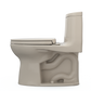 TOTO MS604124CEFG#03 UltraMax II One-Piece Elongated 1.28 GPF Universal Height Toilet with CEFIONTECT and SS124 SoftClose Seat , Bone