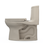 TOTO MS604124CEFG#03 Ultramax Ii One-Piece Elongated 1.28 Gpf Universal Height Toilet With Cefiontect And Ss124 Softclose Seat - Bone